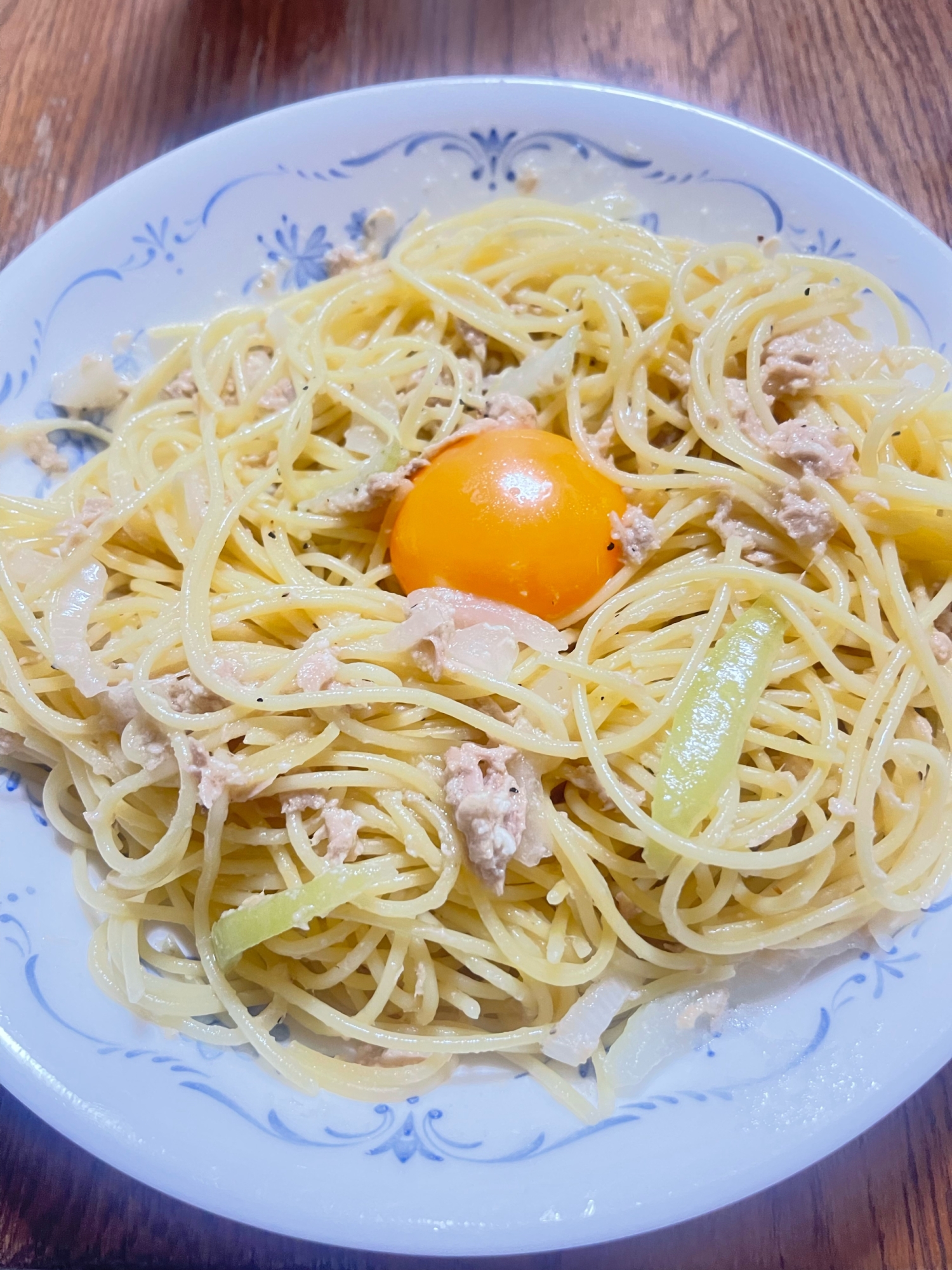 ヨーグルト味のパスタ