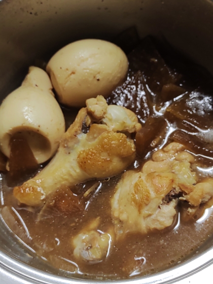 鶏手羽大根の照り煮