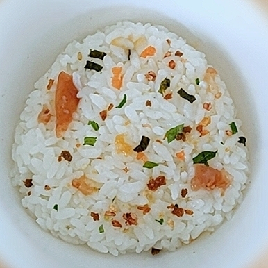 おにぎりアレンジ ふりかけ&梅干し