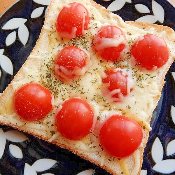 簡単でもコツで美味❤トマト&チーズのトースト♪