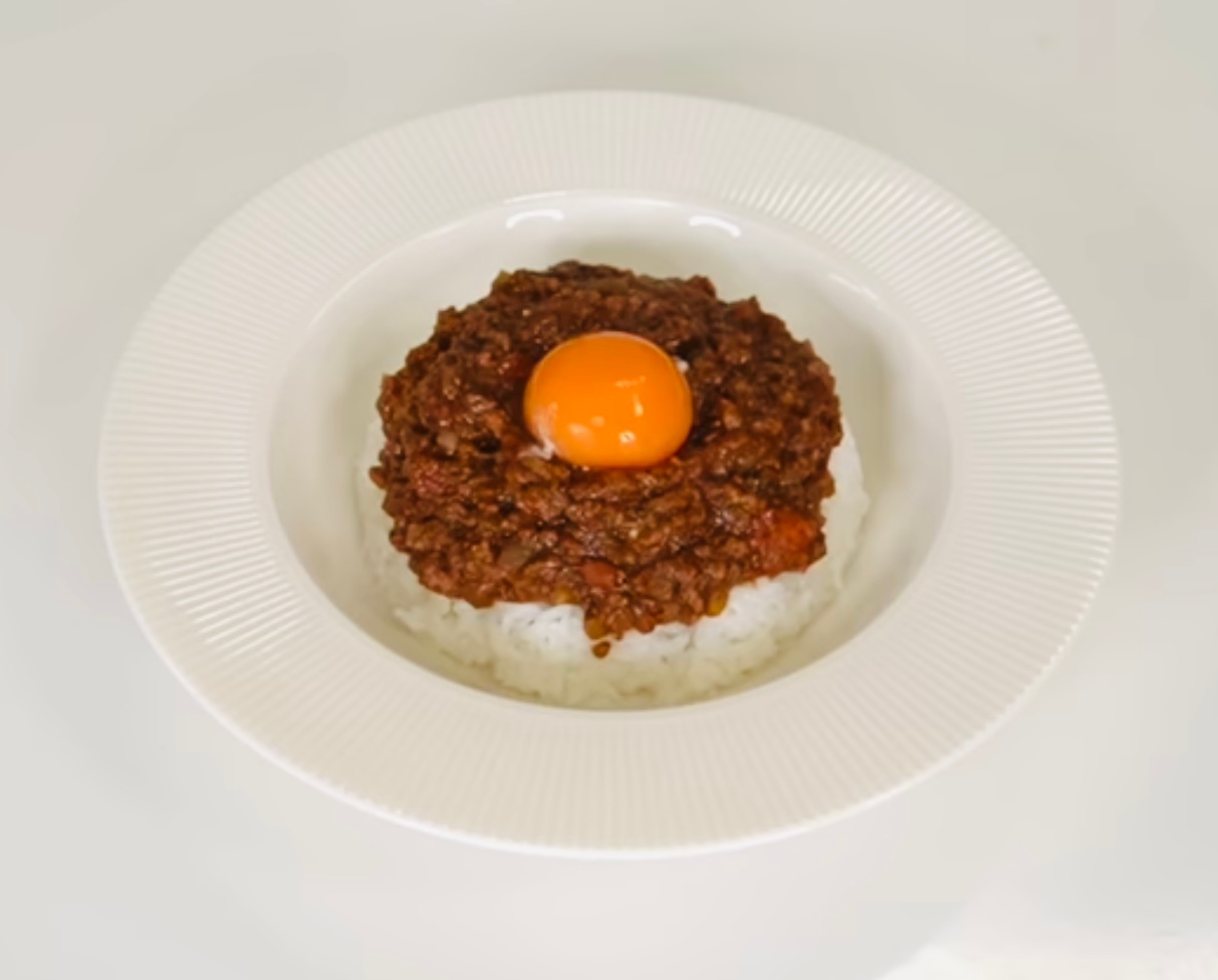 レンジで簡単キーマカレー