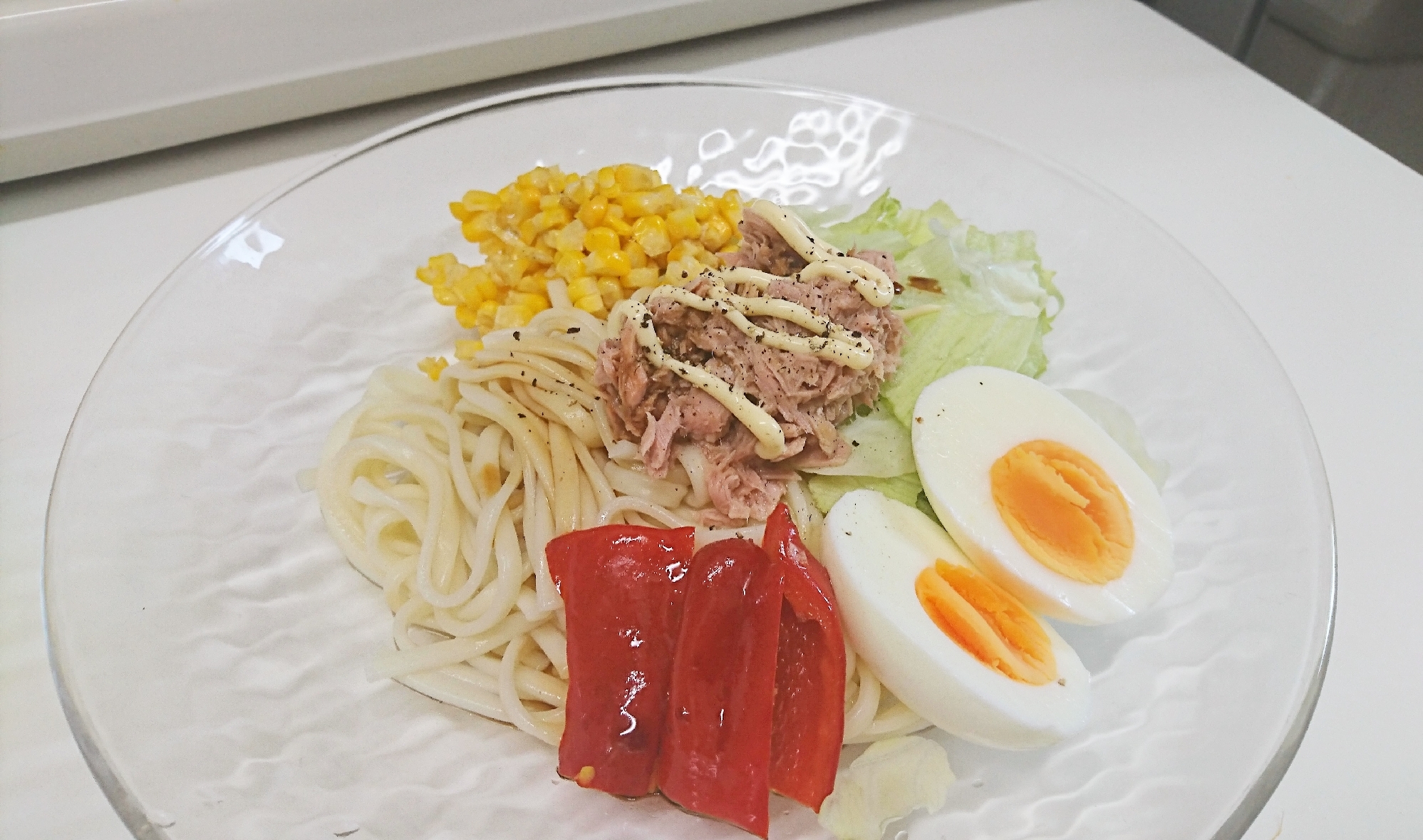 サラダうどん