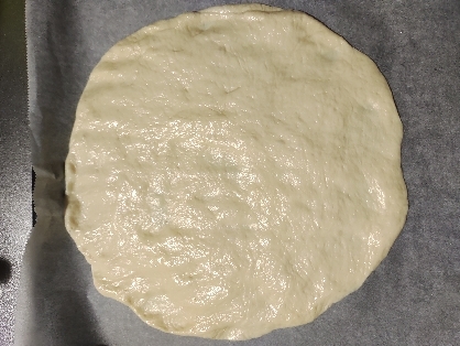 天ぷら粉でピザ生地
