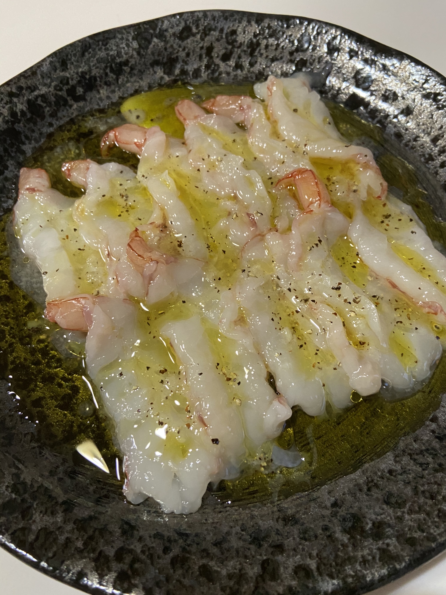 赤海老のカルパッチョ