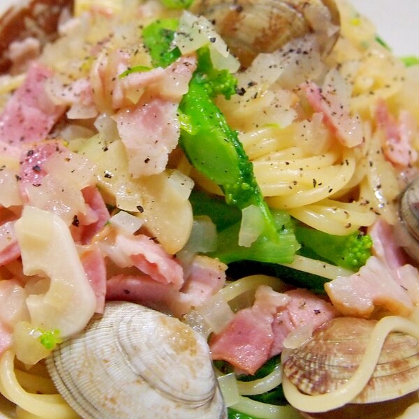 春の味 菜の花とあさりとベーコンのパスタ レシピ 作り方 By まるっとまる 楽天レシピ 春の味 菜の花とあさりとベーコンのパスタ レシピ 作り方 By まるっとまる 楽天レシピ