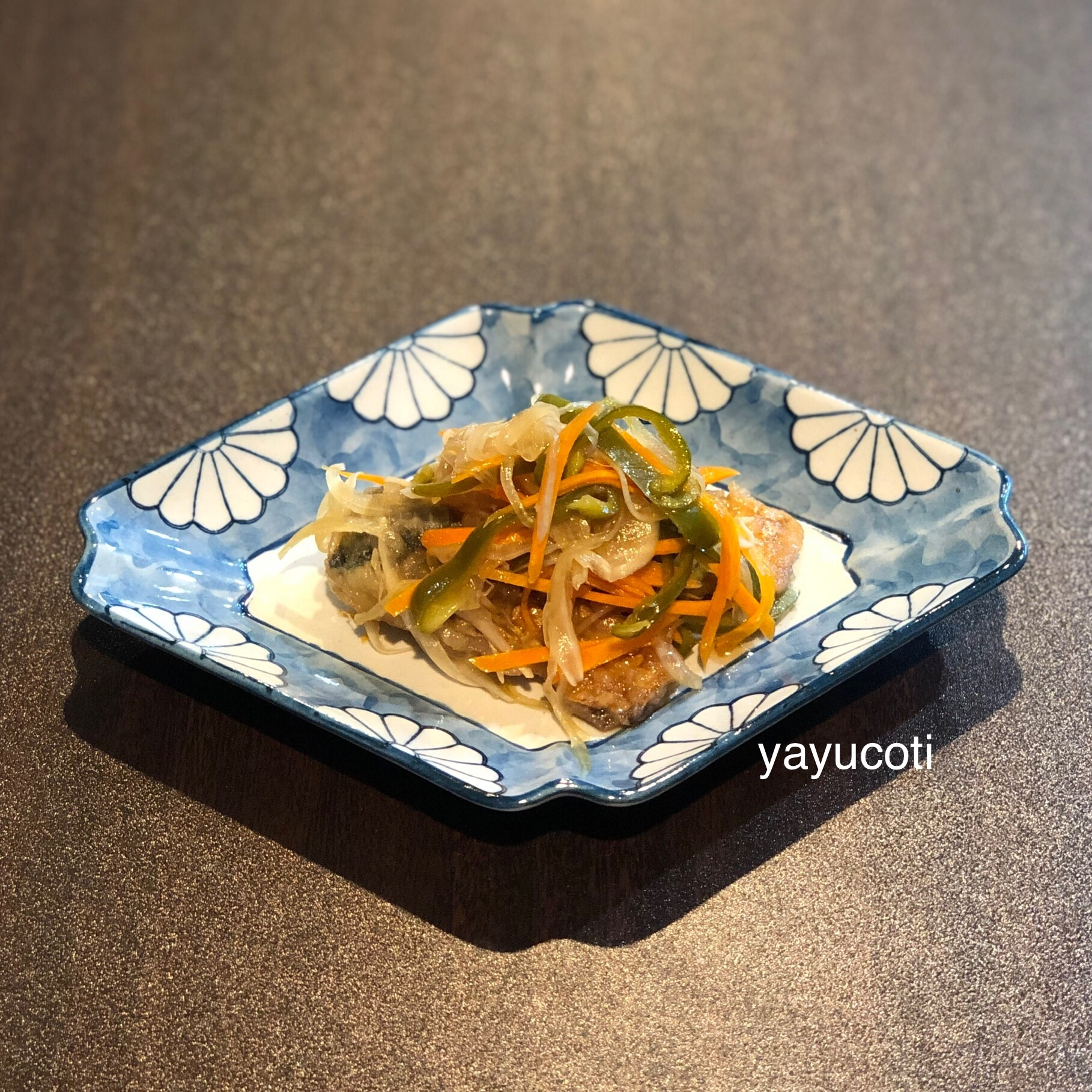 塩鯖の南蛮漬け