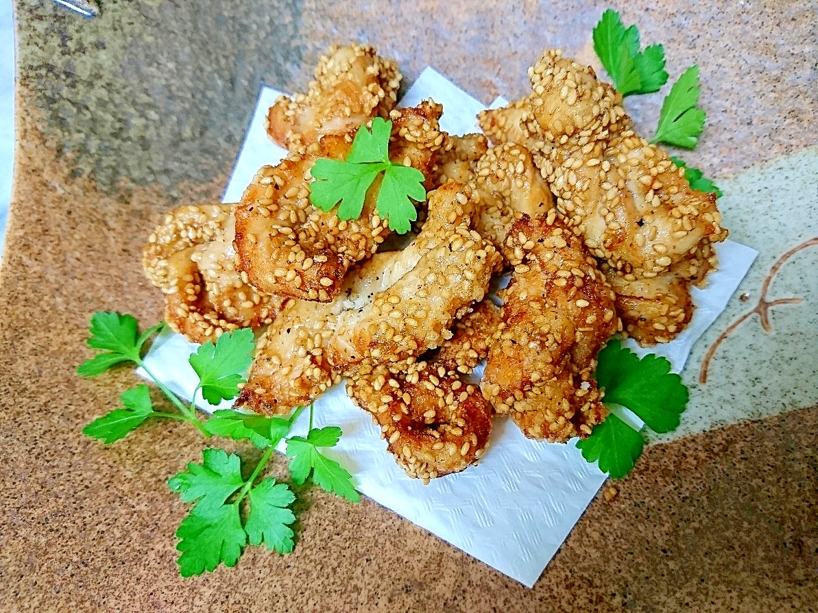 鶏肉のねじり揚げ