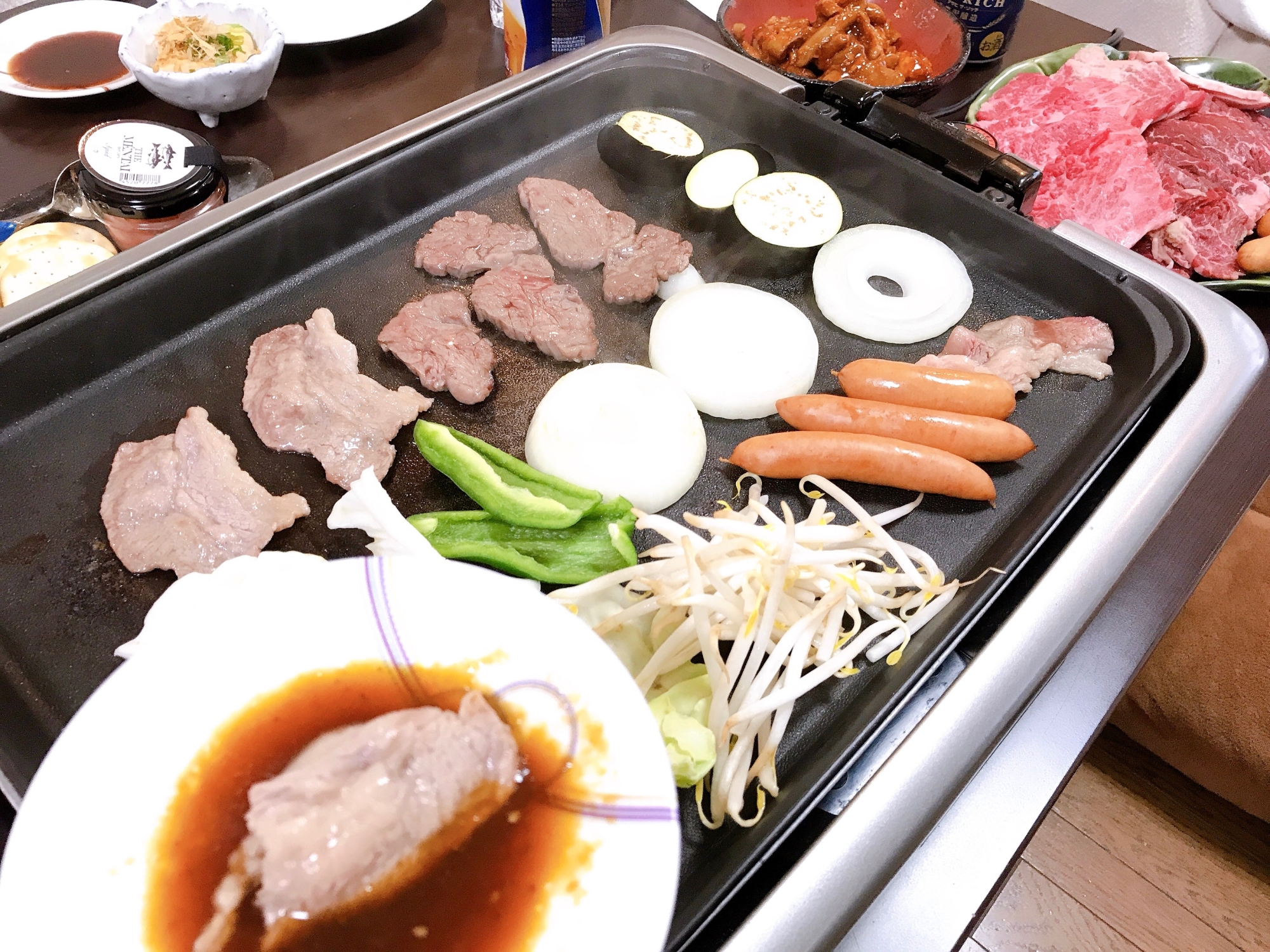 ホットプレートde 我が家のお家焼肉 パーティー レシピ 作り方 By Balletmom 楽天レシピ ホットプレートde 我が家のお家焼肉 パーティー レシピ 作り方 By Balletmom 楽天レシピ