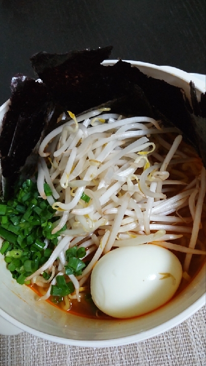 お昼ご飯に☆野菜たっぷりラーメン