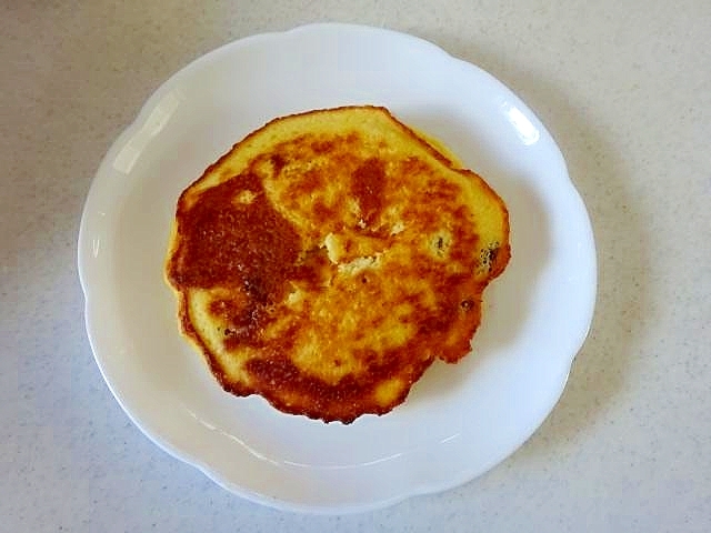 小麦粉から♪生おからでレーズンホットケーキ