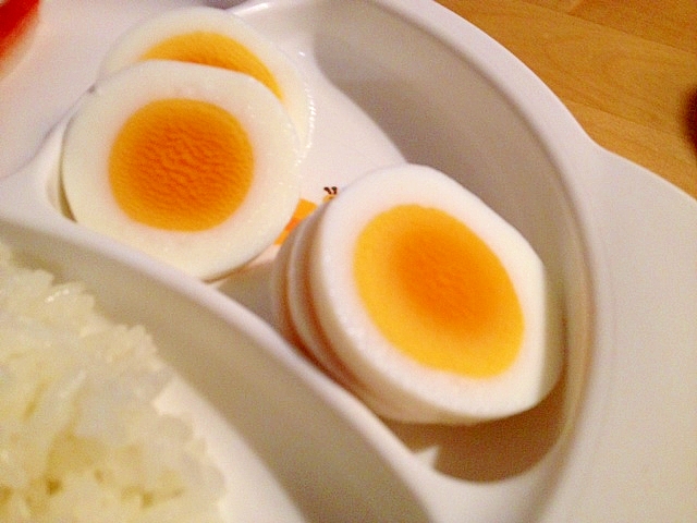 黄身が真ん中☆つるんと剥けるゆで卵