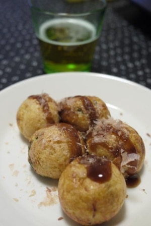 昔ながらの味！たこ焼き＆たこしそチーズ レシピ・作り方 by