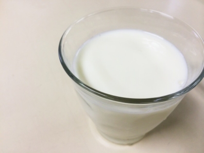 さっぱりで普通の牛乳より飲みやすい^ ^美味しかったです(^ ^)簡単なのでまた作ります(^O^)