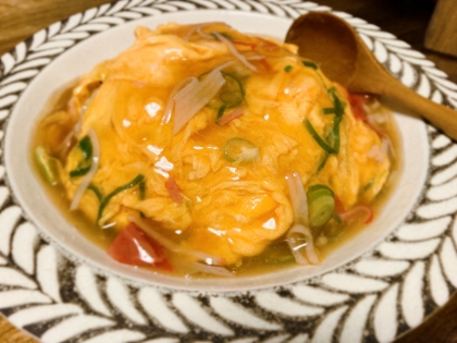 超簡単☆カニカマで天津飯