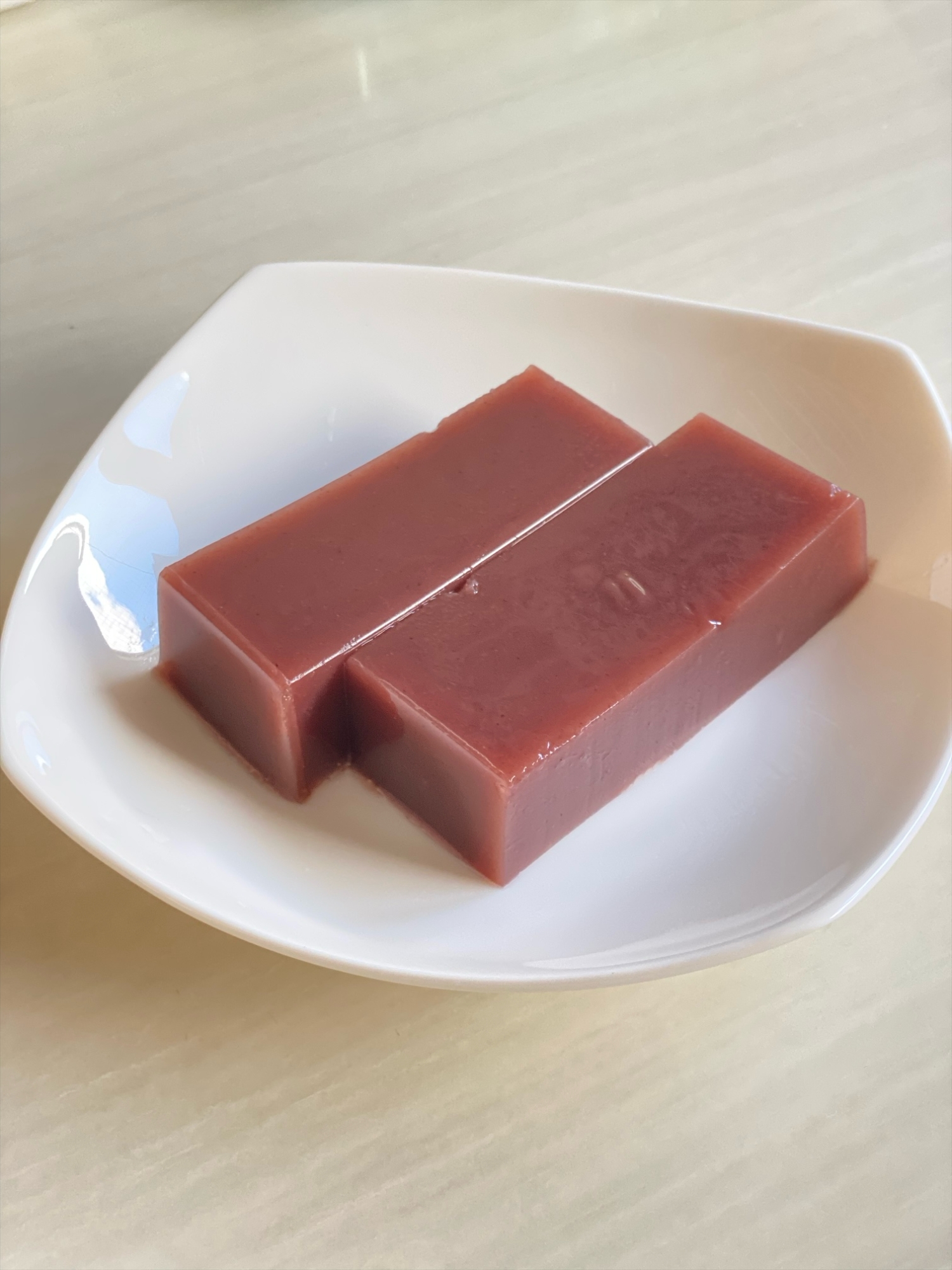 水ようかん（少量サイズ、市販のこしあんで作る！）