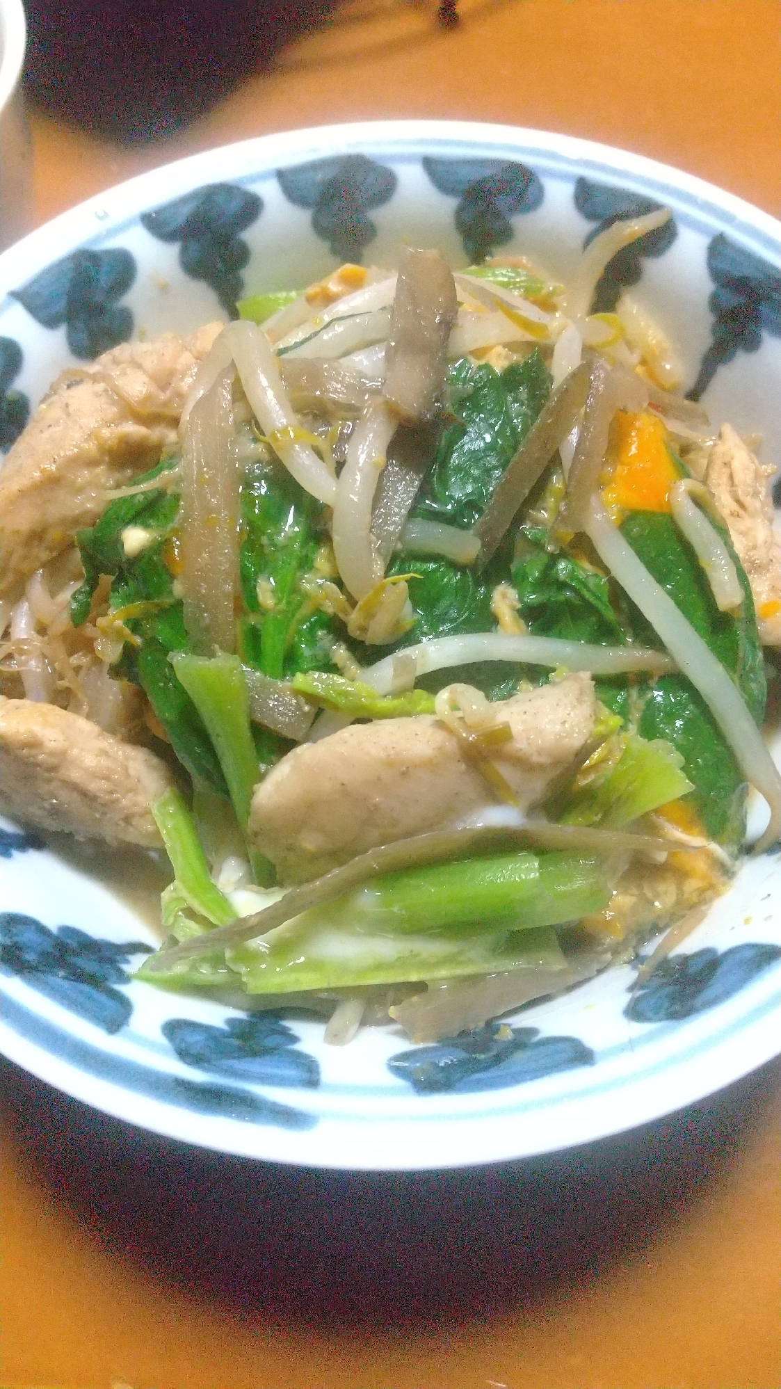 しっかり味の金平牛蒡で!柳川鍋風丼