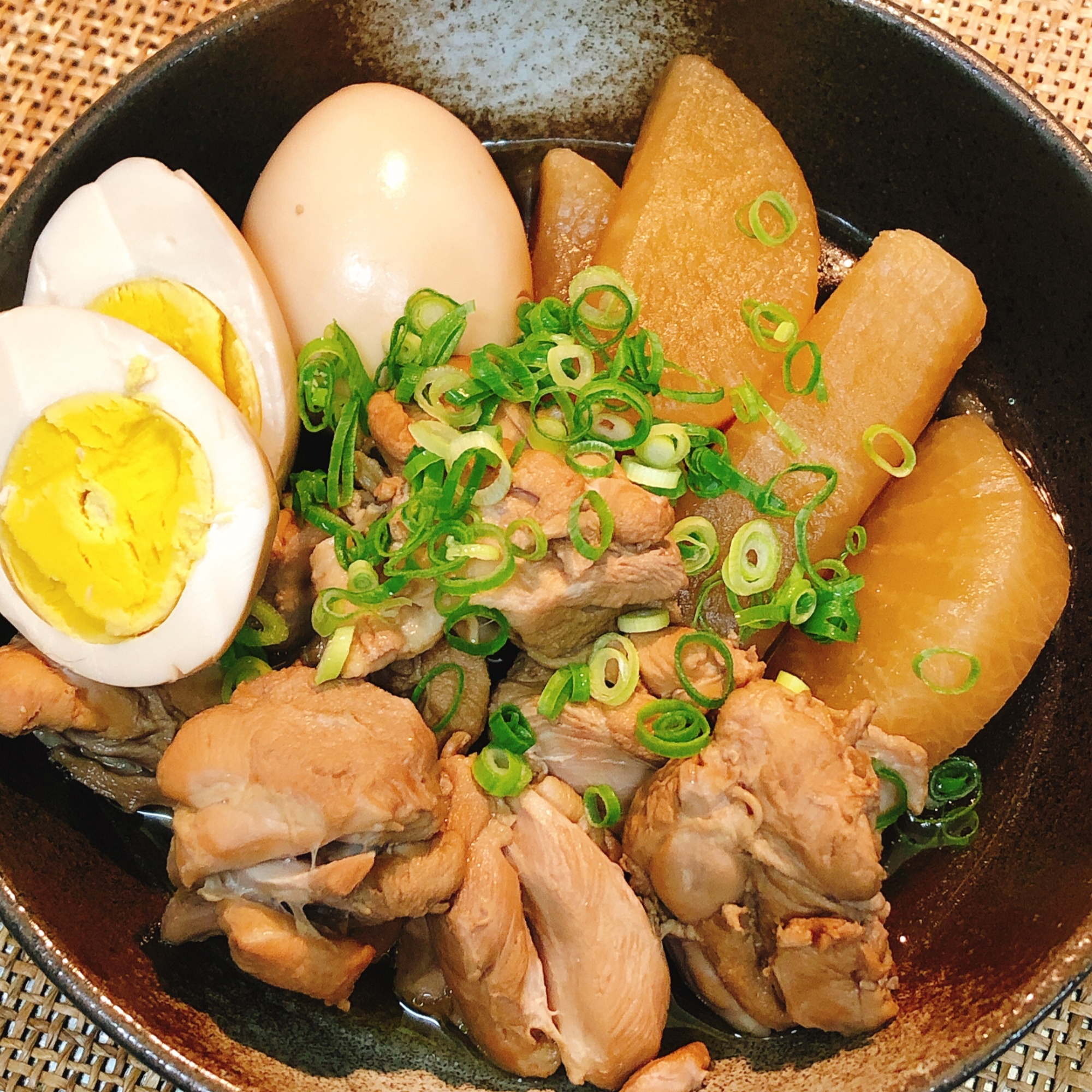 鶏肉と大根のめんつゆ煮