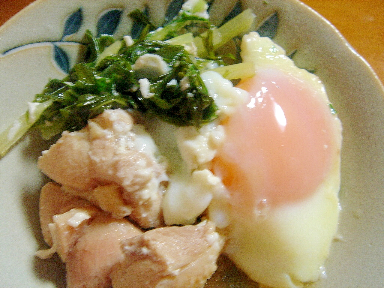 鶏と水菜のシンプル煮物