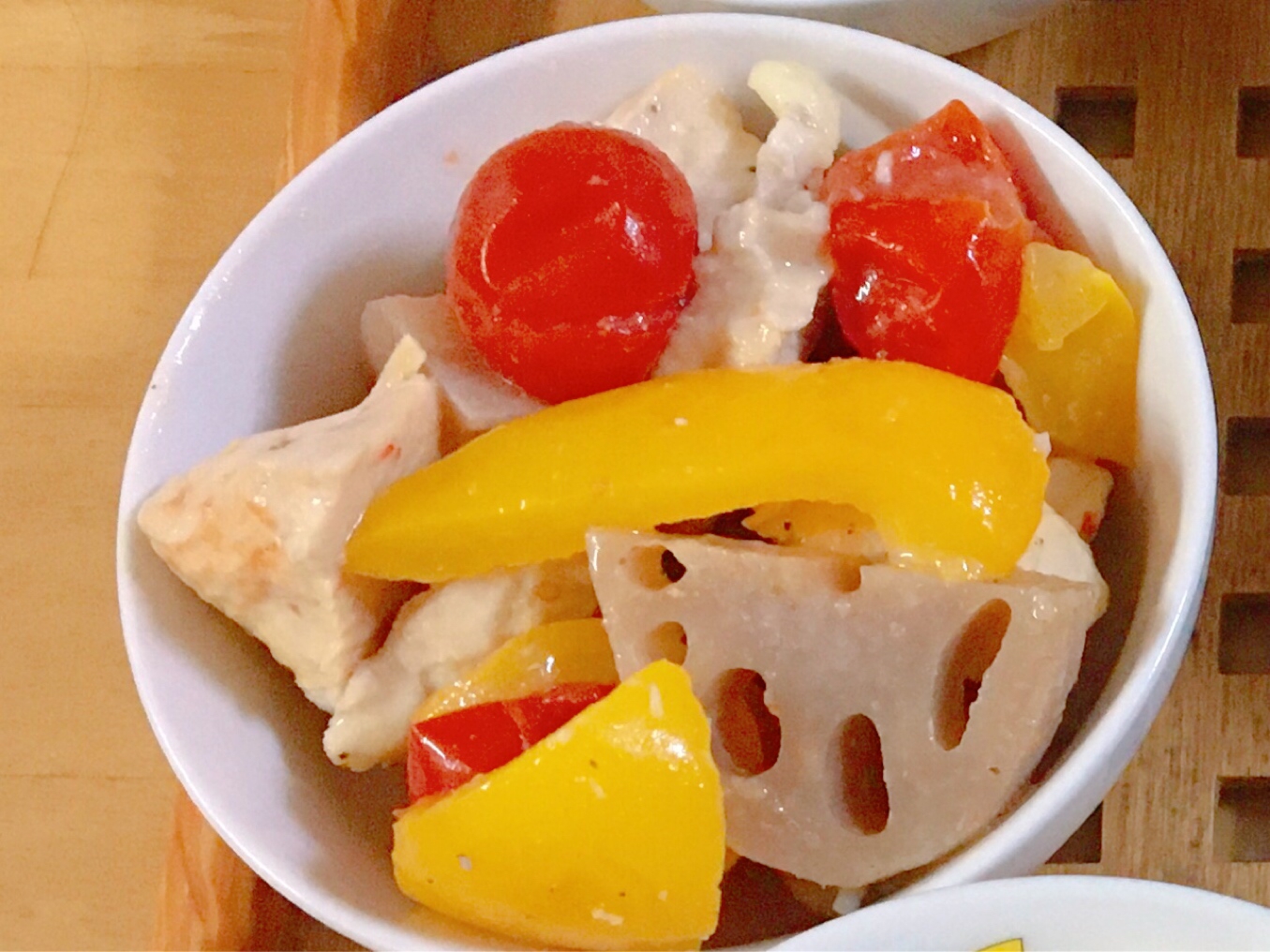 鶏むね肉とカラフル野菜のマリネ✰