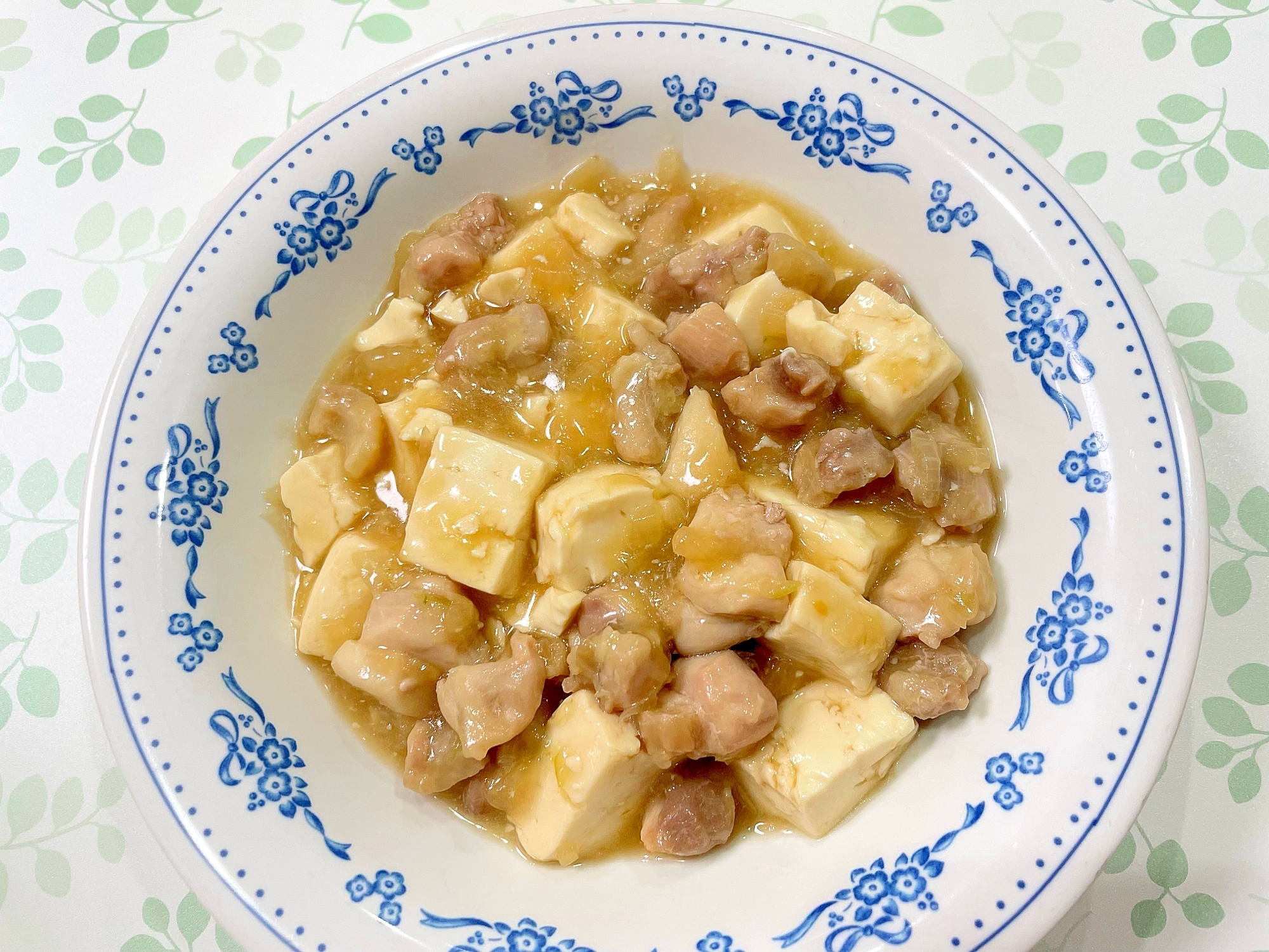 豆腐と鶏もも肉のとろみ煮