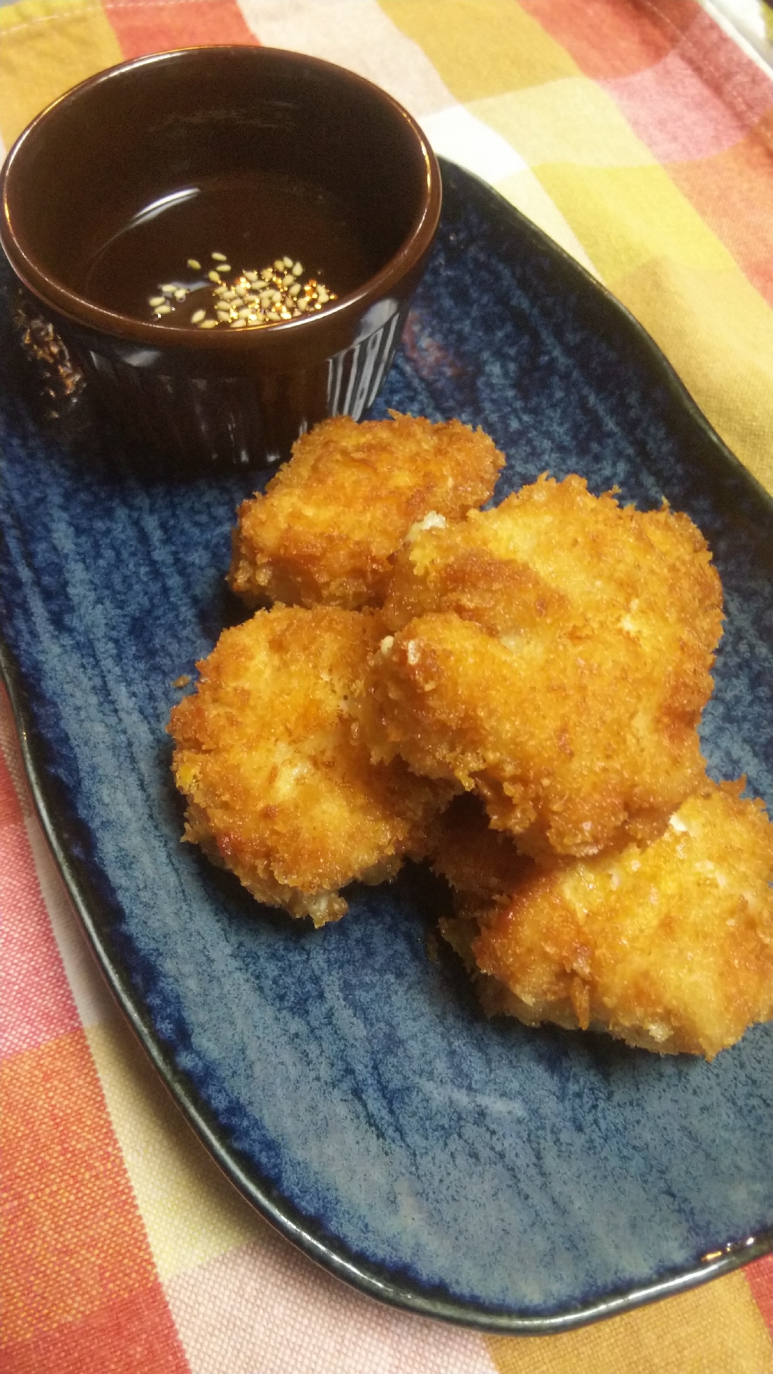 お弁当にも☆柔らか一口チキンチーズカツ