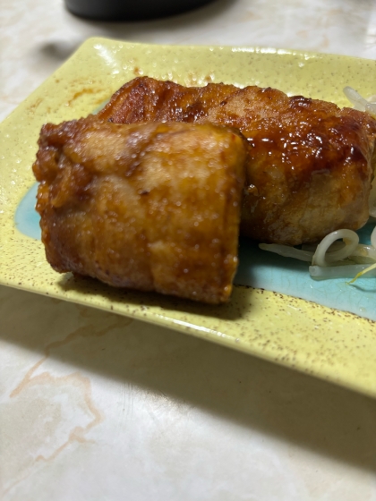カリカリ甘辛厚揚げ