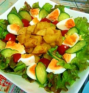 簡単ボリュームたっぷりおかずサラダ レシピ 作り方 By Anemone0225 楽天レシピ