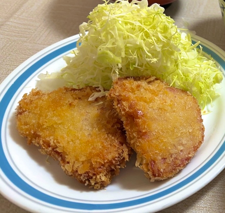 ちょー簡単！厚切りハムカツ♪