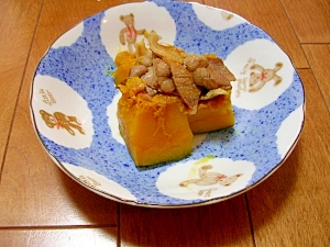 シンプルに家庭の味　かぼちゃの炊いたん♪