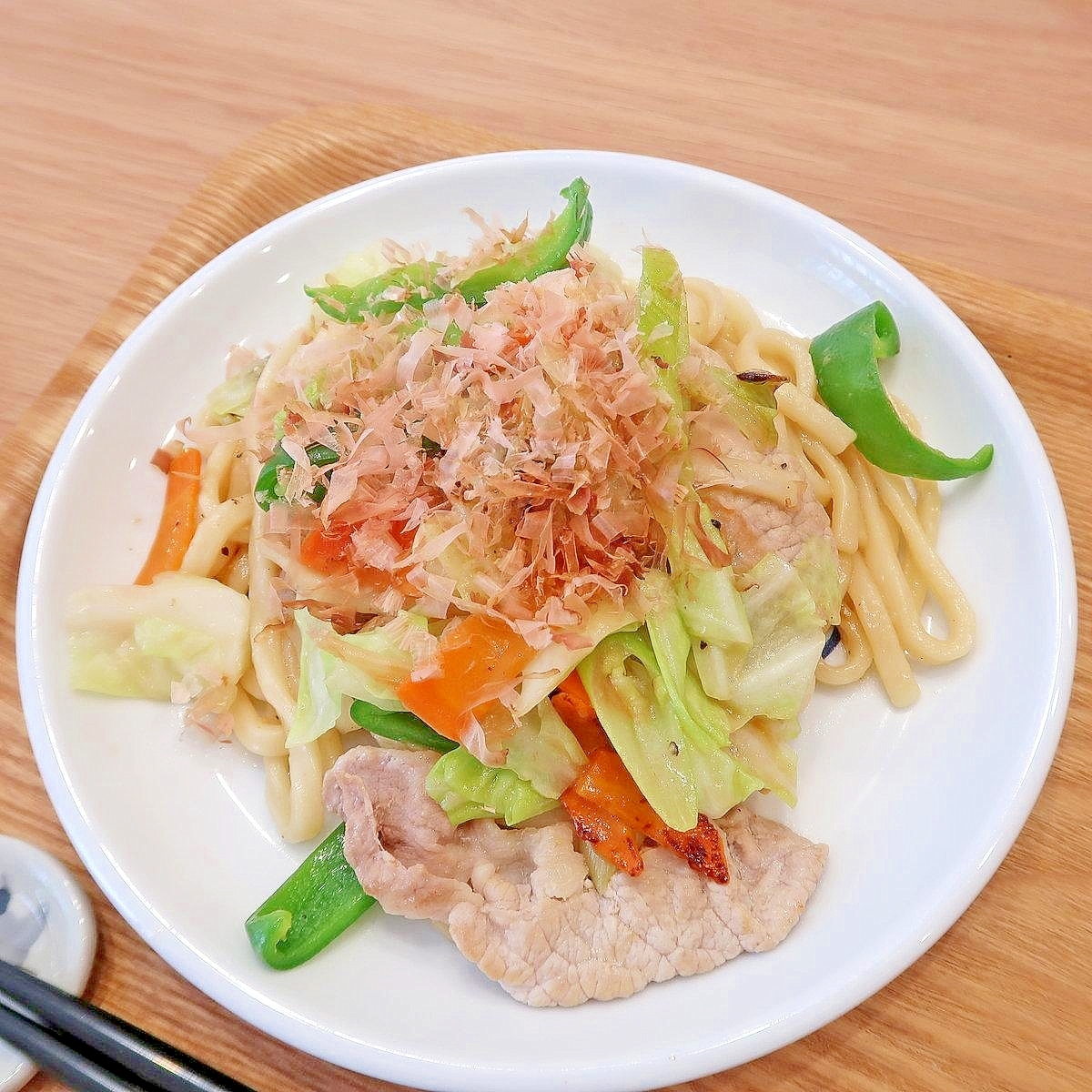 ふつーの焼きうどん★減塩・低カリウム志向