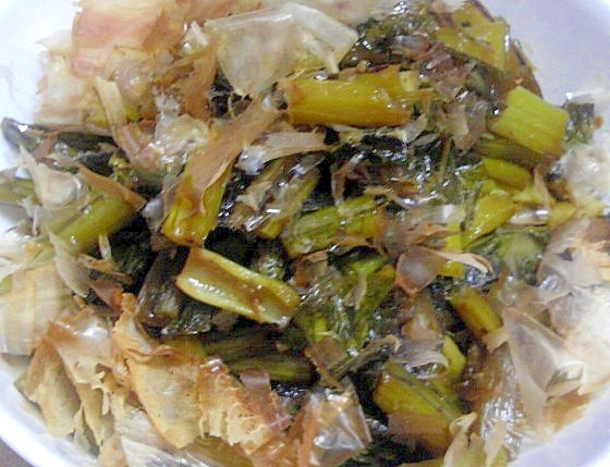 野沢菜の油炒め レシピ 作り方 By デラみーやん 楽天レシピ