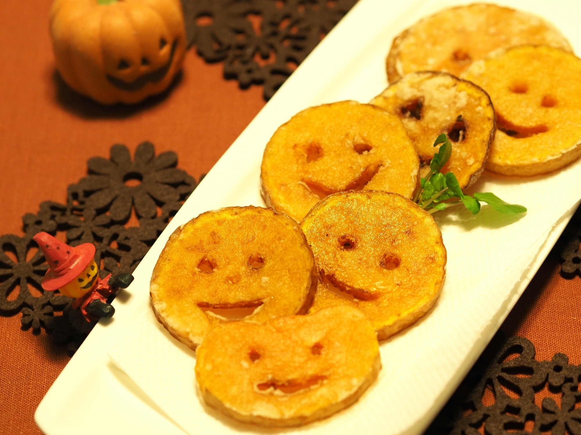 ハロウィンに♬バターナッツかぼちゃのフライ