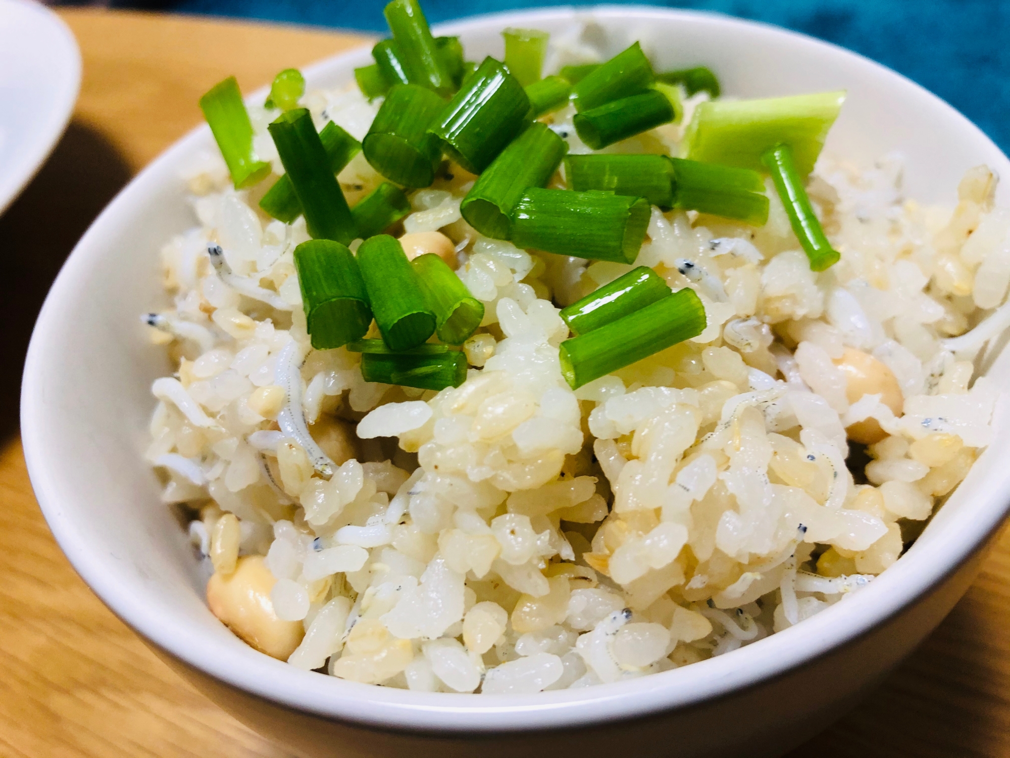 大豆＆しらす炊きご飯