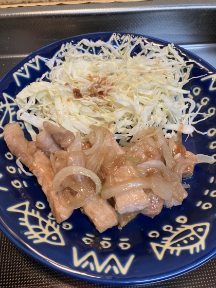 黄金比で味付け！豚ロースのフライパン炒め