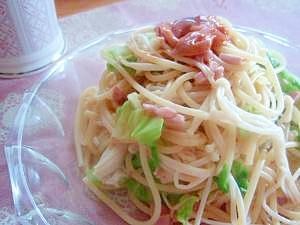 フライパンだけ パスタ いか塩辛