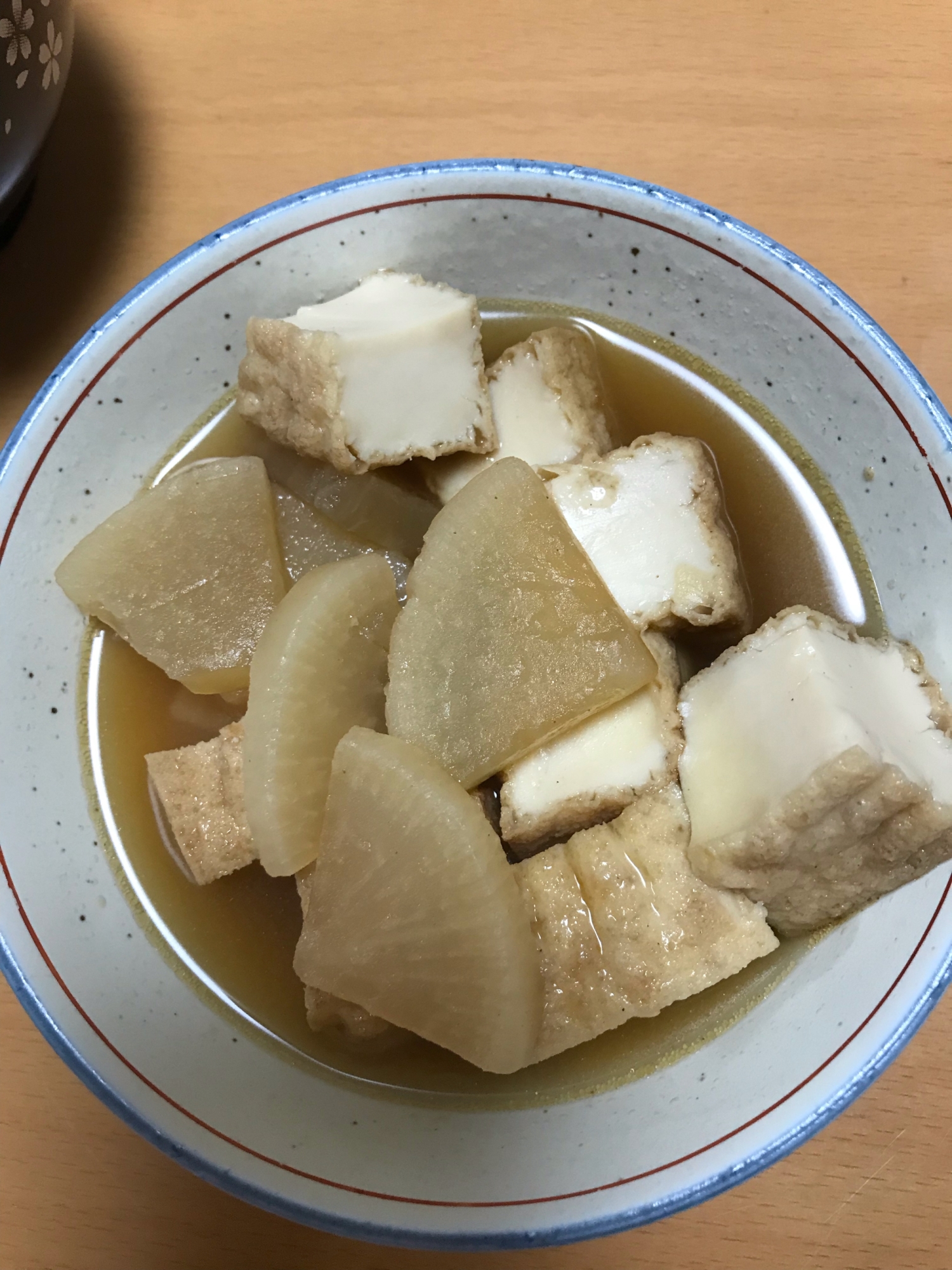 厚揚げと大根の煮物