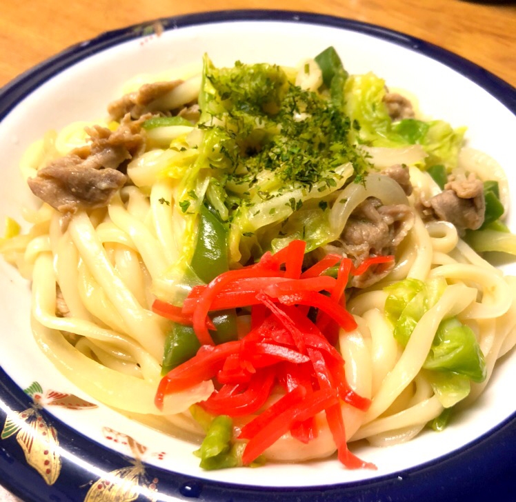 レンジで簡単 味噌バター焼うどん レシピ 作り方 By くるくるタコ 楽天レシピ