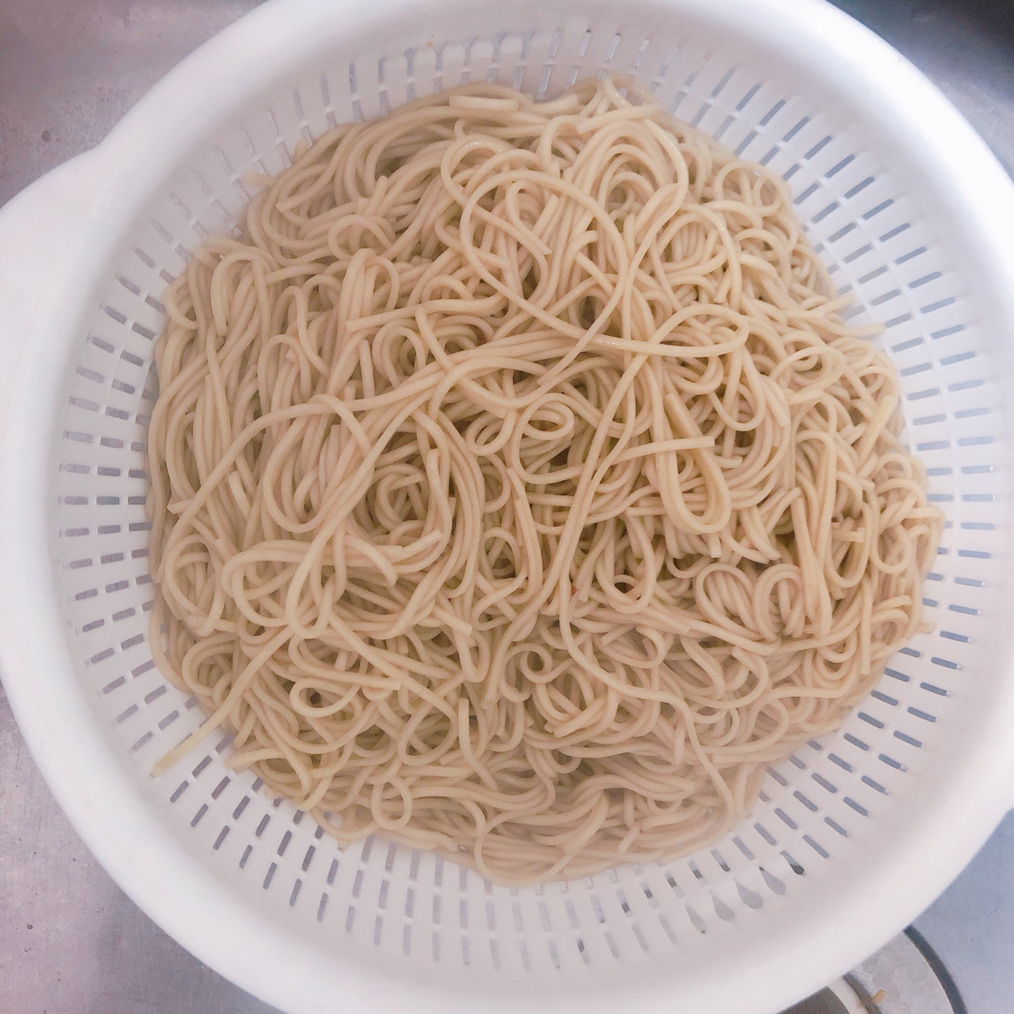 温かいお蕎麦の茹でかた