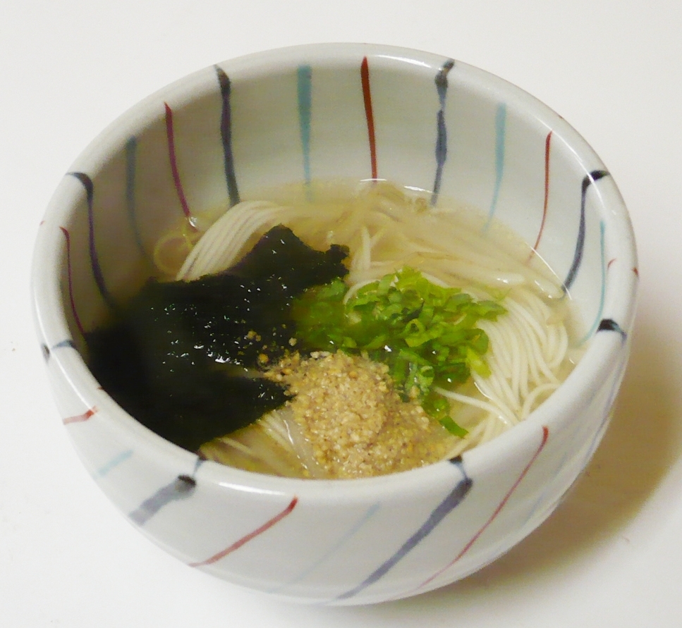 別茹で無しのあったかにゅう麺 簡単です。