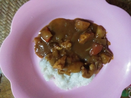 こんにちは～♪
チキンカレー
ヘルシーで安心～
美味しかったです❤️