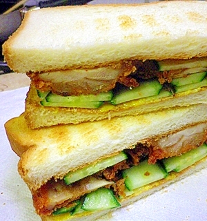 コンビニチキンもこうすりゃヘルシーオイシーサンド