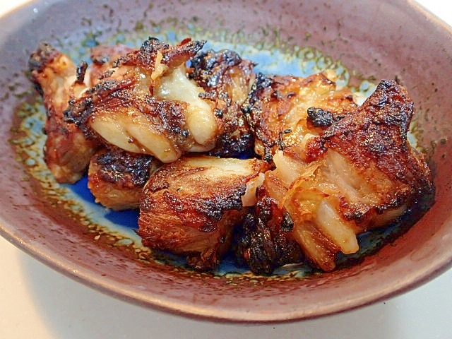 プルコギ＆マヨ＆林檎で　豚バラ軟骨のグリル焼き♬