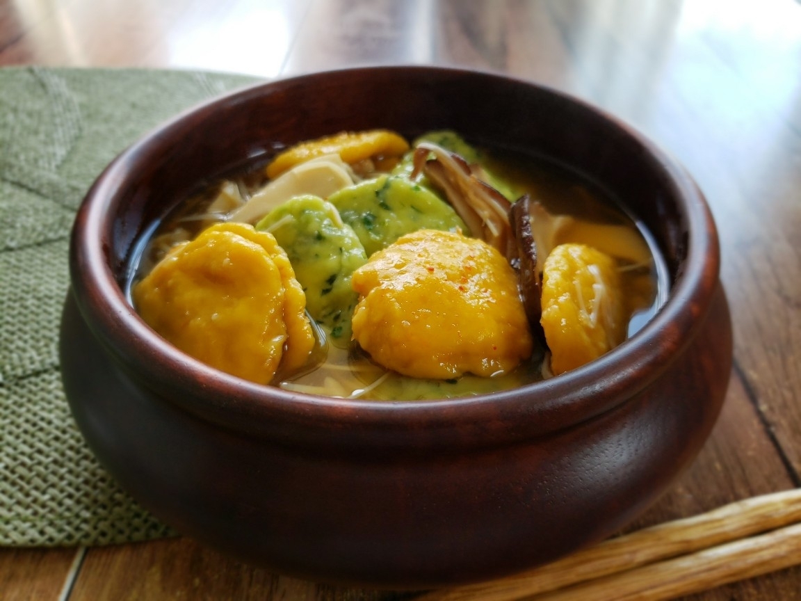 【独居自炊】野菜練り込みひっつみ汁