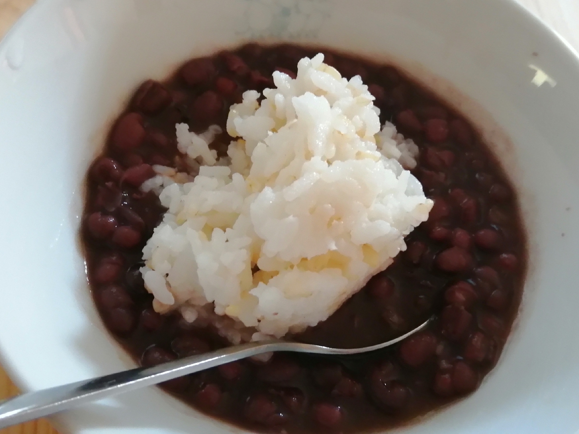 ご飯でぜんざい！おしるこもどき。圧力鍋で簡単。