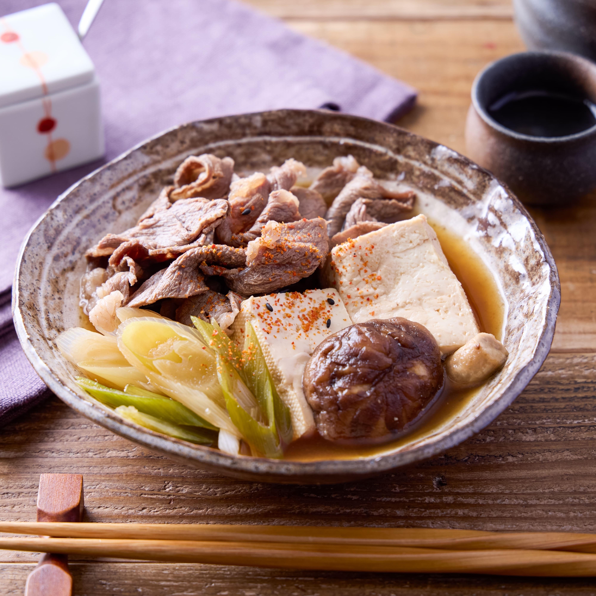 白糠牛の肉豆腐
