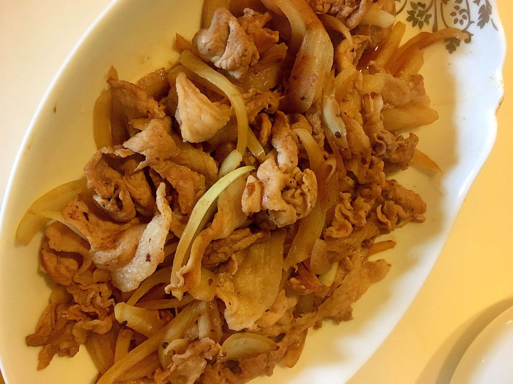 豆板醬+味噌で作る豚肉の甘辛炒め