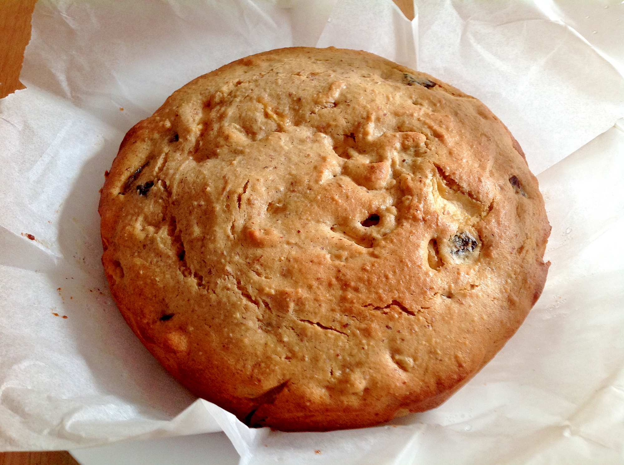 りんごとプルーンのグルテンフリーケーキ