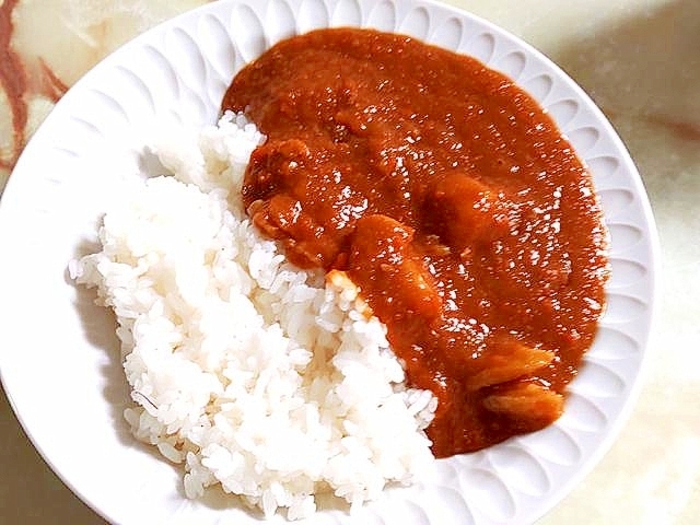 ミキサーで時短！5分で作れる野菜とビーフのカレー♪