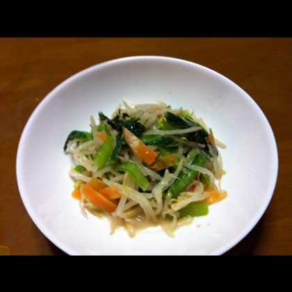 小松菜を簡単美味しく頂く事が出来ました。ありがとうございます(^-^)