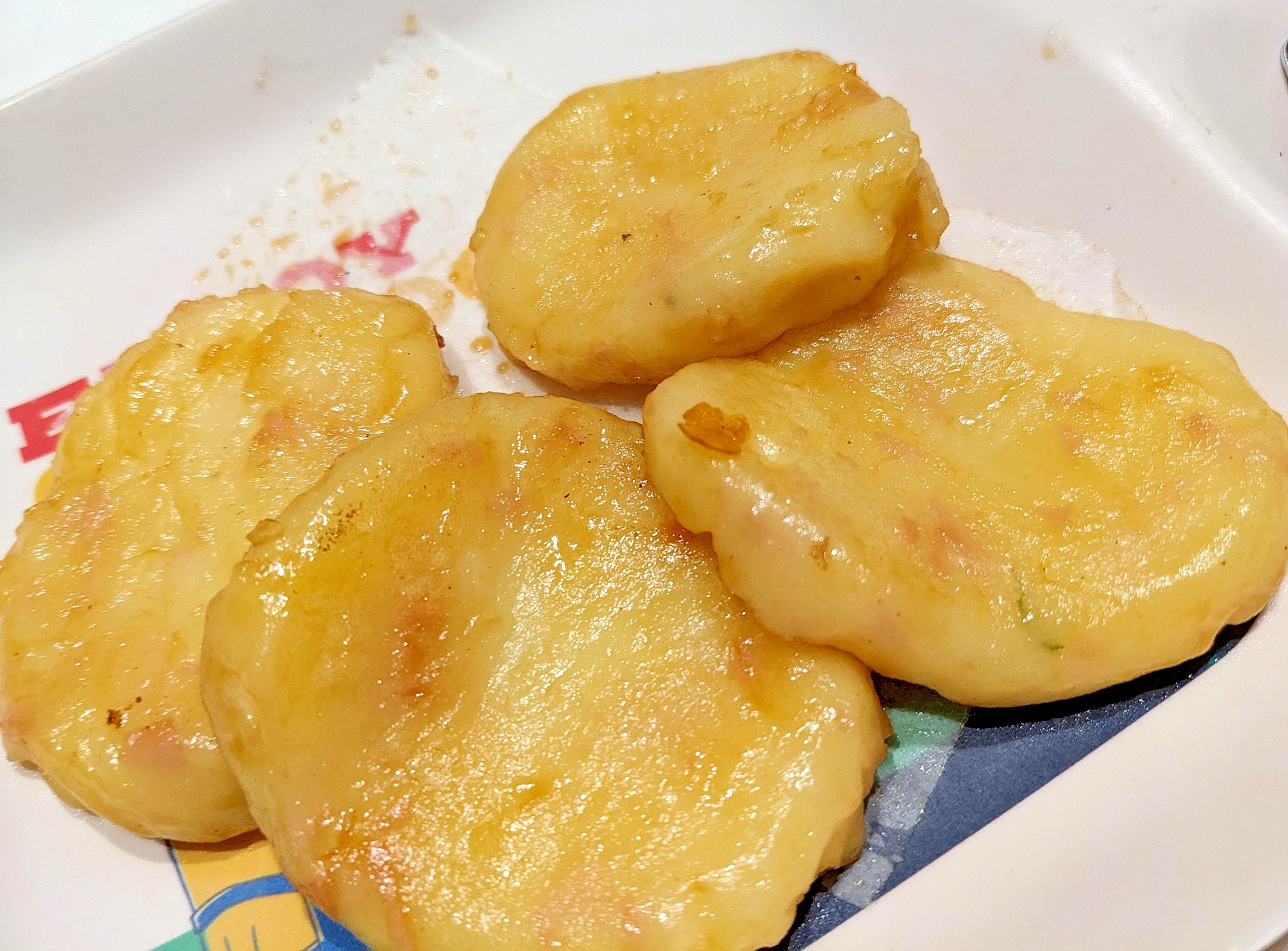 ポテトサラダでいも餅／偏食幼児の手作り朝ご飯